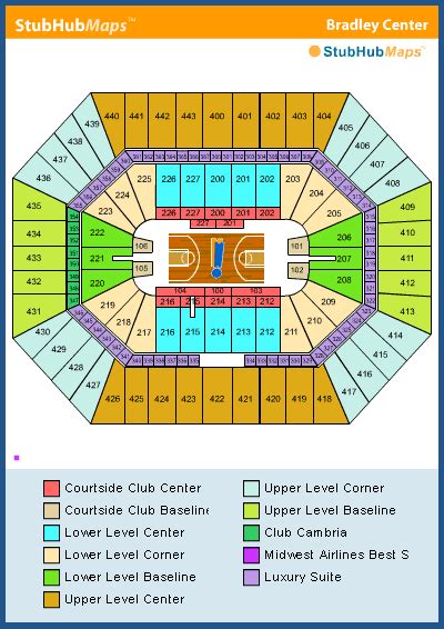 Bradley Center Milwaukee Seating Chart - Center Seating Chart