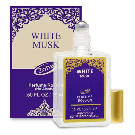 Amazon.com : White Musk Perfume Oil Roll-On (No Alcohol) - Essential ...