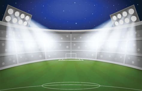 Night Football Stadium Background 3100382 Vector Art at Vecteezy