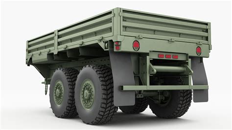 Military trailer M1095 3D Model $119 - .max .fbx .obj - Free3D