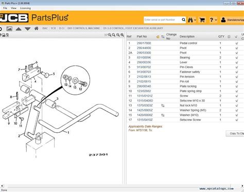 JCB Service Parts Pro (PartsPlus+ EPC) v2.0 2017 Download Now