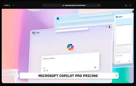 Microsoft Copilot Pro Pricing - Open AI Master