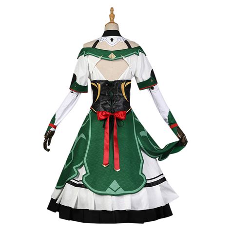 Genshin Impact Katheryne Cosplay Costume Dress Outfits Halloween Carni