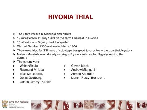 The Rivonia Trial Fifty Years later - Radio Free South Africa