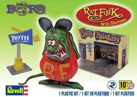 Revell Rat Fink Diorama Model Kit | Rat fink, Ed roth art, Plastic ...