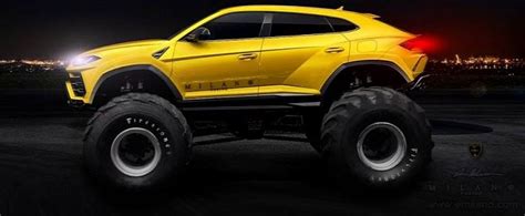 Lamborghini Urus Monster Truck Rendered as the Lifted Lambo We'll Never ...