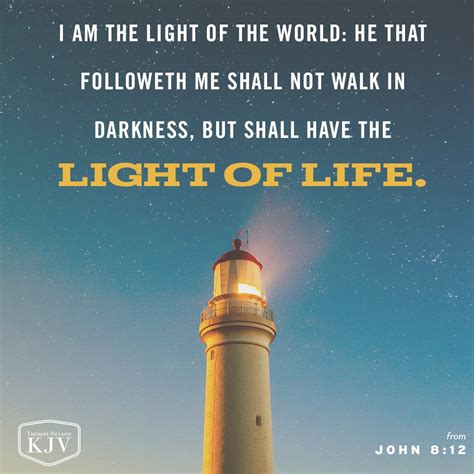 KJV Verse of the Day: John 8:12