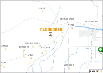 Algodones (Mexico) map - nona.net