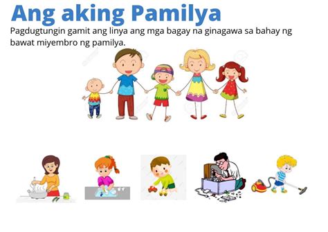 Tungkulin Ng Bawat Miyembro Ng Pamilya Araling Panlipunan Grade 1 Cot | Images and Photos finder