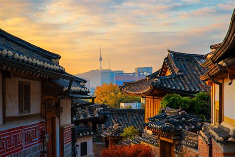 Bukchon Hanok Village, Seoul [2048x1367] : CityPorn