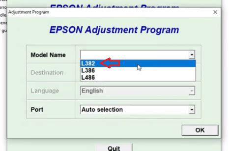 How to Reset Epson L382 Waste Ink Pad Counter using its Adjustment Program