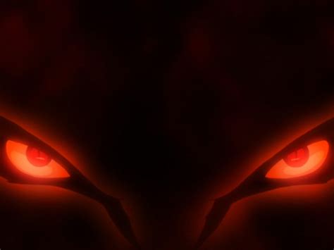 Download wallpaper red, game, Naruto, fox, eyes, anime, red eyes, evil, section shonen in ...