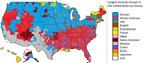 Ancestry Ethnicity Map