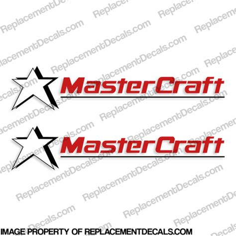 MasterCraft Boat Decals - Style 3 (Set of 2)