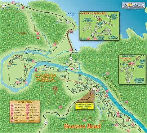 Hochatown State Park Map - Islands With Names