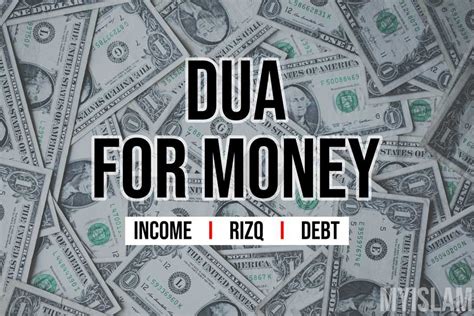 Dua For Money (Increase Your Income and Wealth) - MyIslam | Dua for good health, Dua for health, Dua