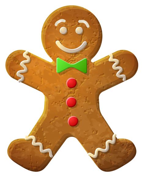 Printable Gingerbread Man Clipart