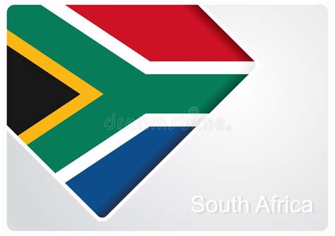 South African Flag Design Background. Vector Illustration. Stock Vector - Illustration of ...