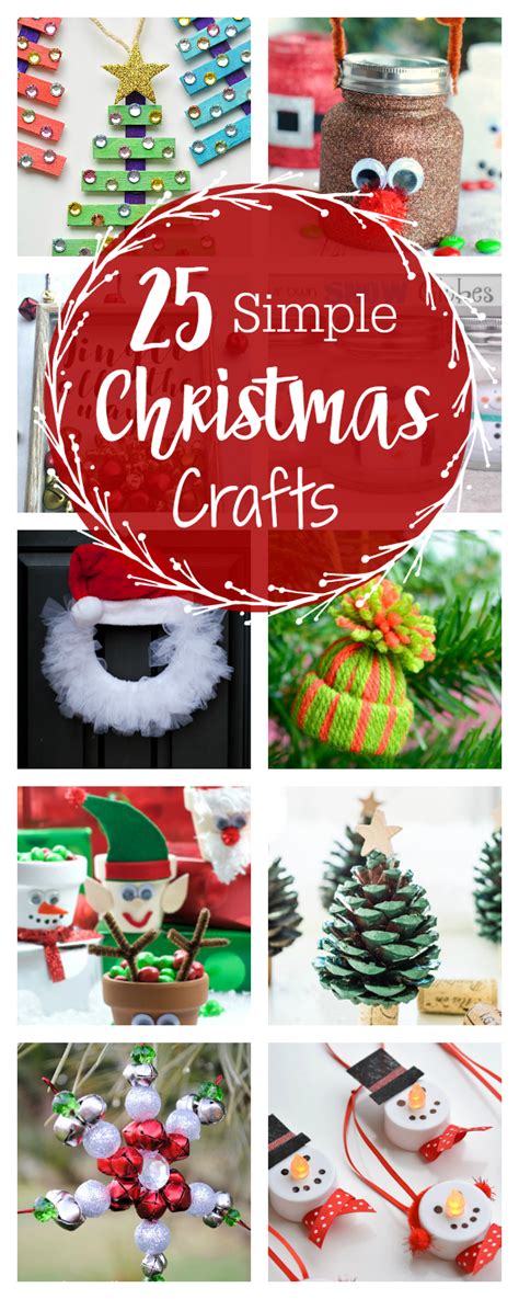 25 Cute and Simple Christmas Crafts for Everyone - Crazy Little Projects