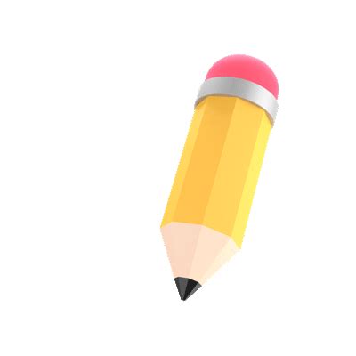 a pencil that is yellow and red