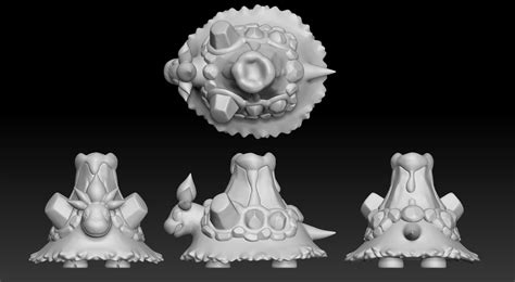 Pokemon Numel Camerupt Mega Evolution 3D model 3D printable | CGTrader