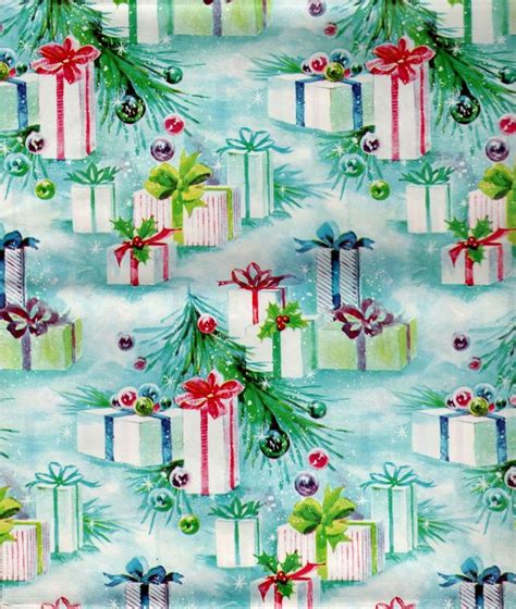 54 best Vintage Christmas Wrapping Paper images on Pinterest | Vintage wrapping paper, Christmas ...