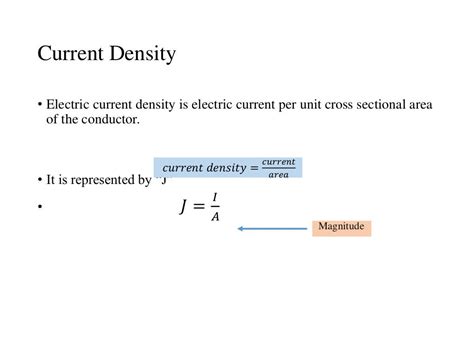 current ,current density , Equation of continuity