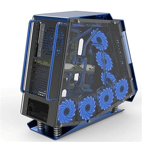 Amazon.com: 2 Pack Blue 120mm Case Fan Cooling PC and Light Up Computer Case with Cool Look ...