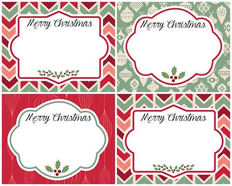 Vintage Christmas Gift Tags - Free Printables | Refresh Restyle