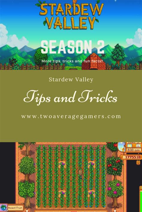 Stardew Valley Tips and Tricks in 2024 | Stardew valley tips, Stardew ...