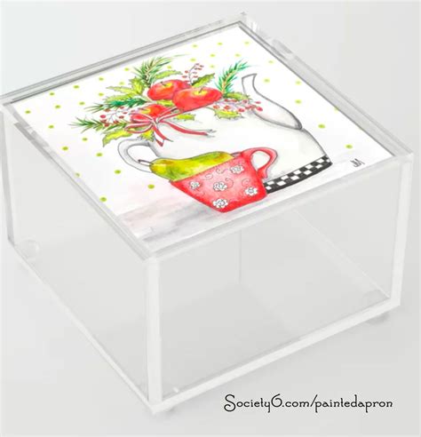 Christmas Tea box | The Painted Apron