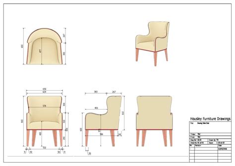 Bespoke furniture - Housley Furniture Drawings