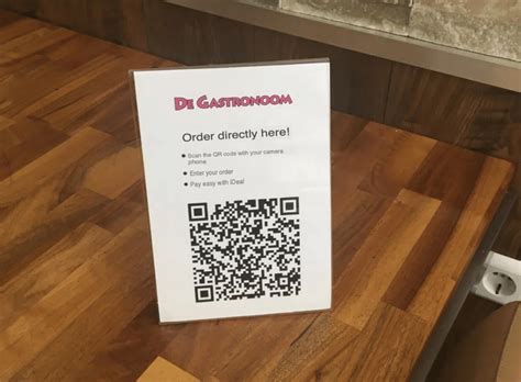 QR Code Display Ideas For Restaurants