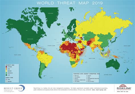 World Threat Map 2019 - Result Group GmbH