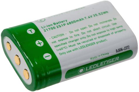 Ledlenser 21700 Li-ion batería recargable, 4.800mAh | Compras con ...