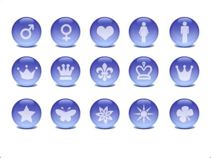 Glass Icons Free Vector Download | FreeImages