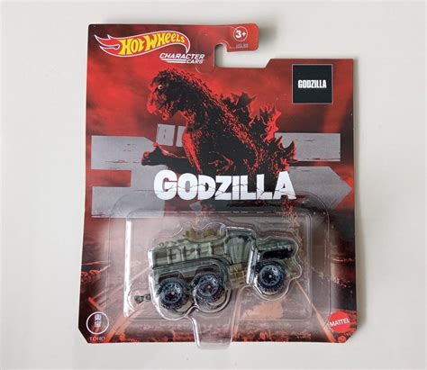 Hot Wheels J card Godzilla Character Cars 2023 series, Hobbies & Toys, Toys & Games on Carousell