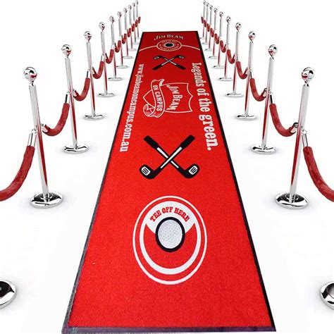 Custom Outdoor Event Exhibition Logo Floor Rugs Show Mats Hallway Extra Long Doormat Red Carpet ...