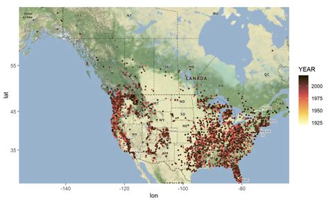 Bigfoot Sightings World Map