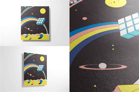 Canvas Wall Art Mockup Set on Behance