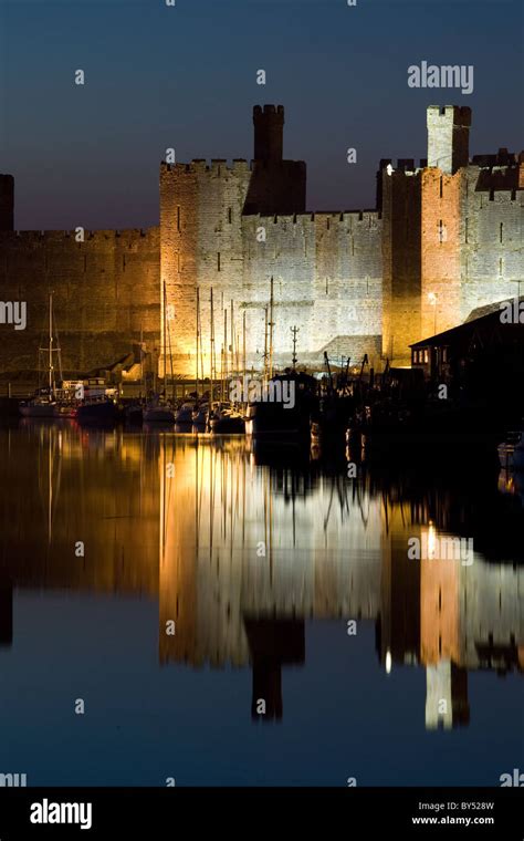 Caernarfon Castle, North Wales Stock Photo - Alamy