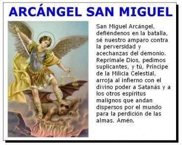 Oraciones a San Miguel Arcángel