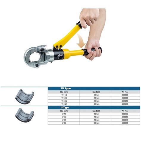 iGeeelee Hydraulic Pipe Clamping Tools IG 1632A for PEX ittings PB pipe Copper AL connecting ...