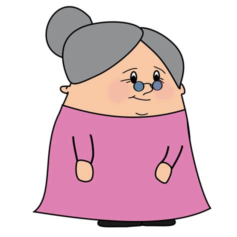 Clipart - Old Lady