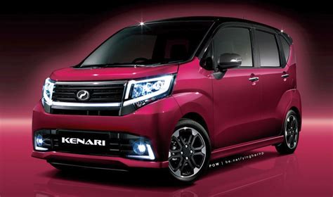 Next-generation Perodua Kenari – exterior and interior rendered, based on the Daihatsu Move ...