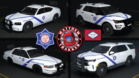 Arkansas State Police Vehicles - AR State Trooper - Police - FLMODS