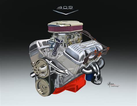 Chevrolet 409 Engine digital Download Only - Etsy