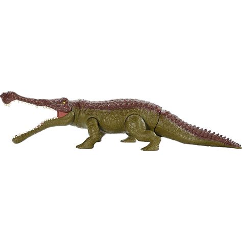 Mattel Jurassic World Sound Strike Sarcosuchus Δεινόσαυρος Με Κινούμεαν ...