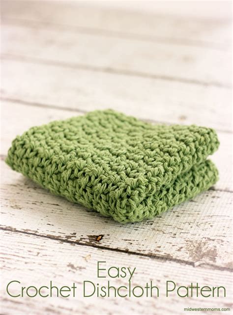 Crochet Dishcloth Patterns: Easy Crochet Dishcloth Pattern