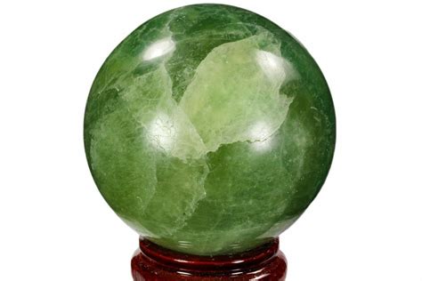 3.45" Polished Green Fluorite Sphere - Madagascar (#106298) For Sale ...